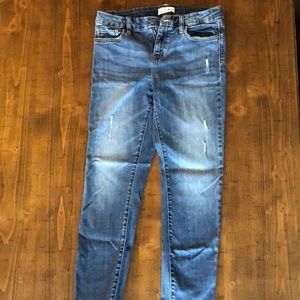 studio blue kenova distressed rolled skinny jean